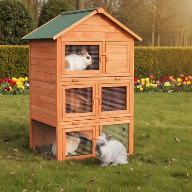 Hasenstall Kaninchenstall Meerschweinchenstall Jumbo 029