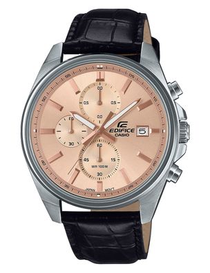 Casio Herrenuhr Chronograph Roségold / Schwarz EFV-610EL-5AUEF