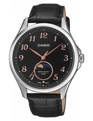 Casio Herren-Armbanduhr Edelstahl Mondphase MTP-M110L-1AVER