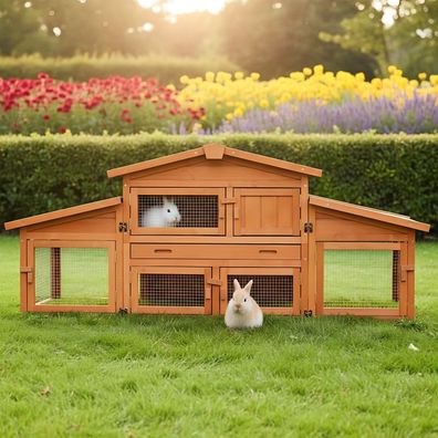 Hasenstall Kaninchenstall Meerschweinchenstall Königstall 037