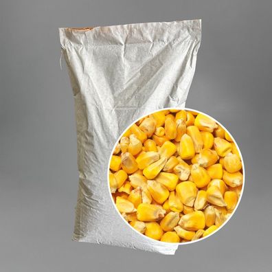 Mais 25 kg, ganzer Körnermais Futtermais gereinigt Hühnerfutter, Wildfutter
