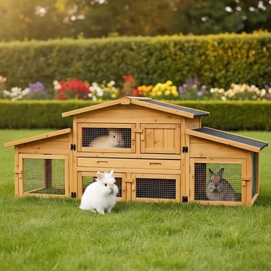 Hasenstall Kaninchenstall Meerschweinchenstall Dorf Alm 087