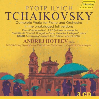 Peter Iljitsch Tschaikowsky (1840-1893): Sämtliche Werke für Klavier & Orchester (Urs