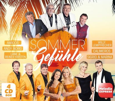 MCP Sommergefühle 4er CD Volksmusik Schlager Woitschack Amigos Fulterer Vaiolets