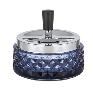 Angelo Schleuderaschenbecher/Drehaschenbecher - Rauchglas - 12 cm