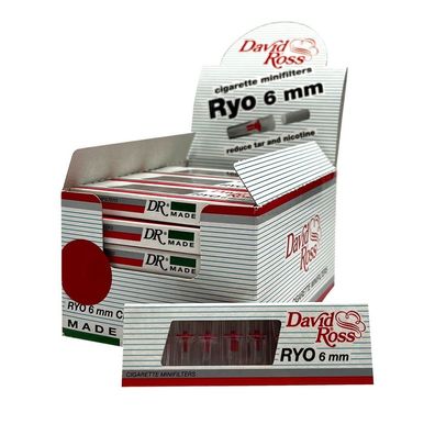 David Ross Minifilter Ryo, 6 mm, 24x 10 Stück