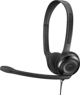 Sennheiser Beidseitiges VoIP-Headset PC 5 CHAT, Schwarz