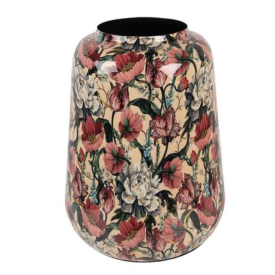 Clayre & Eef Vase Ø 27x34 cm Beige Metall (Gr. Ø 27x34 cm)