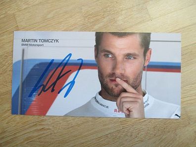 BMW Motorsport Rennfahrer Martin Tomczyk - handsigniertes Autogramm!!!