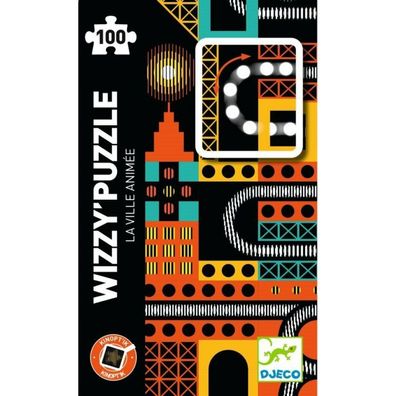 DJECO Magnetisches Puzzle Kinoptik City 100 Teile