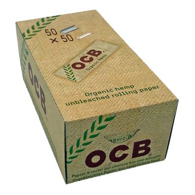 OCB Organic Hemp Paper ungebleicht 50 Stück à 50 Blatt
