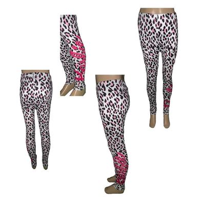Leggins Motiv: Barbie, weiß, Größen 104 bis 134 - Größe: 122