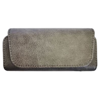 Angelo Etui passend für IQOS 3 Geräte, Lederimitat Grau meliert