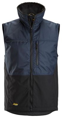 Snickers AllroundWork Winterweste Navy-Schwarz