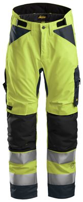 Snickers AllroundWork Hi-Vis 37.5® isolierende Arbeitshose, Kl. 2, EN 14404,