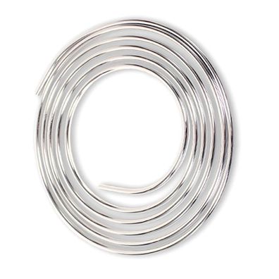 Kupferrohr verchromt auf Rolle ca. 5 Meter Ring, Made in Germany, 8-12mm