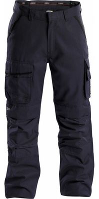 Dassy Canvas Arbeitshose mit Kniepolstertaschen Connor PESCO25 Nachtblau/Schwarz