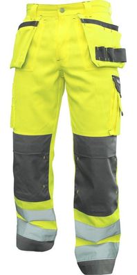 Dassy Warnschutzhose mit Holstertaschen und Kniepolstertaschen Glasgow PESCO74
