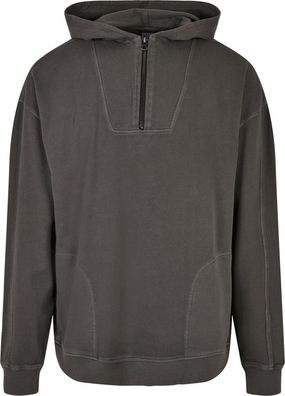 Urban Classics Overdyed Camp Hoody Blackbird