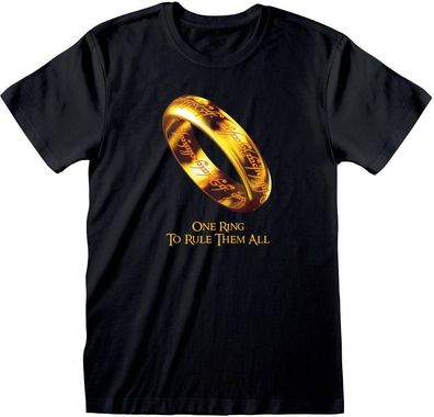 Lord Of The Rings - One Ring To Rule Them All T-Shirt Black