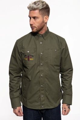 King Kerosin Funktionshemd KK4210631229 Olivgrün
