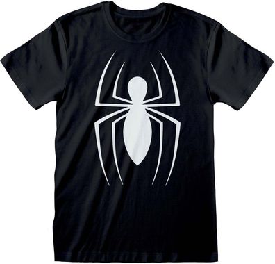 Spiderman Marvel Comics Spider-man - Classic Logo T-Shirt Black