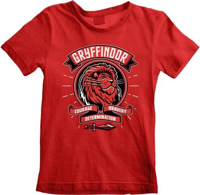 Harry Potter - Comic Style Gryffindor (Kids) Jungen Kinder T-Shirt Red