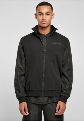 Urban Classics Jacke Organic And Recycled Fabric Mix Track Jacket Black