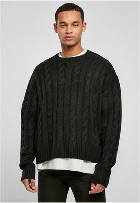 Urban Classics Sweatshirt Boxy Sweater Black