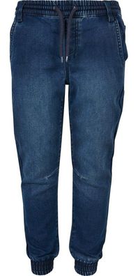 Urban Classics Jungen Hose Boys Knitted Denim Jogpants Blue Washed