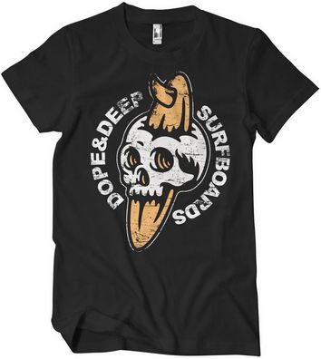 Dope &amp; Deep Surfboards T-Shirt Black