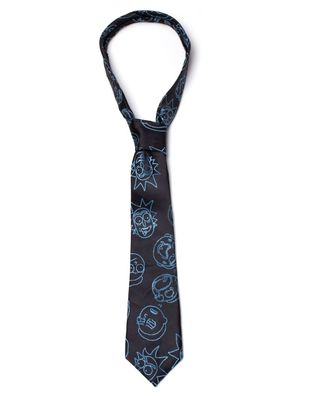 Rick and Morty Ties Rick and Morty - Faces AOP Necktie