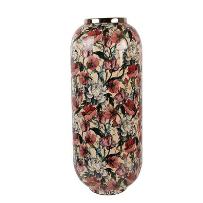 Clayre & Eef Vase Ø 21x50 cm Beige Metall (Gr. Ø 21x50 cm)