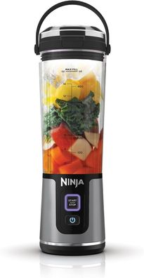 Ninja Blast Tragbarer Mixer & Smoothie Maker Schwarz 530ml - BC151EUBK Neu & OVP