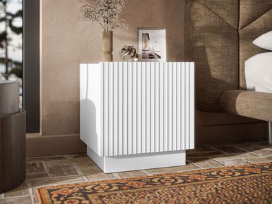 Nachttische Liverti 1D Stilvoll Schlfzimmer, Nachttische mit eins Drehtüren