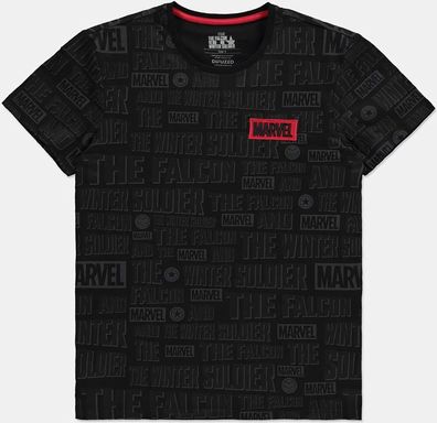 Marvel - Falcon &amp; The Winter Soldier AOP Men's T-shirt Black