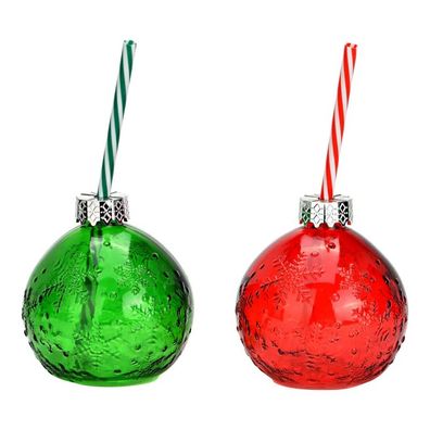 Trinkglas Weihnachtkugel 2er-Set 450ml