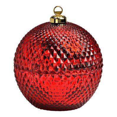 Dose Weihnachtskugel aus Glas