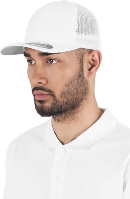 Flexfit Cap Mesh Trucker White