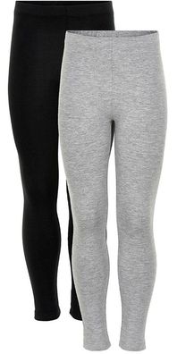 Minymo Kinder Leggings Basic Leggings (2-Pack) Black