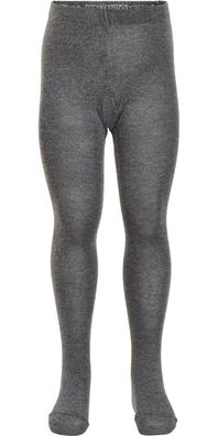 Minymo Kinder Strümpfe Stocking Solid Dark Grey Melange
