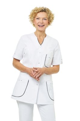 Leiber Damen Hosenkasack mit 1/2 Ärmel 08/2739/0104 Weiß/Marine