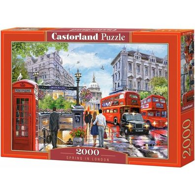 Castorland Puzzle Frühling London 2000 Teile