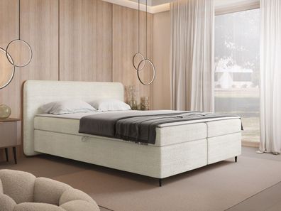 Boxspringbett mit zwei Bettkästen Fuprenti II, Schlafzimmer Ehebett, Doppelbett