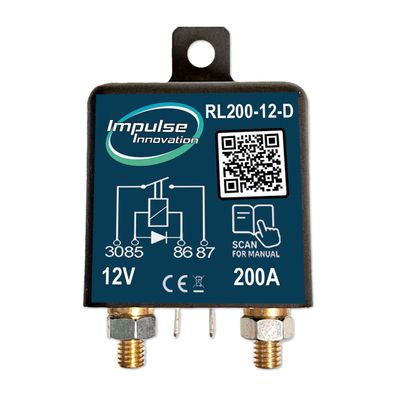 Trennrelais | RL200-12-D | 12V | 200A | mit Diode