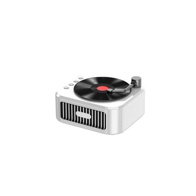 Retro Bluetooth Lautsprecher Mini Plattenspieler HiFi Stereo Subwoofer Tragbar