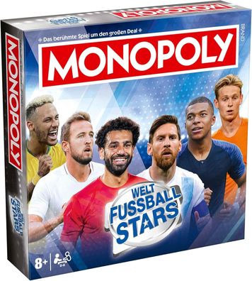 Winning Moves Monopoly Weltfußball Stars Brettspiel ab 8 Jahren Deutsch
