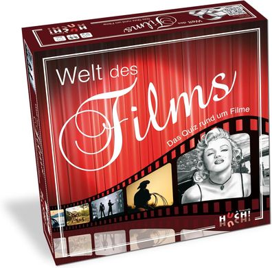 Huch! - Quizspiel - Welt des Films Gesellschaftsspiel Familienspiel Brettspiel