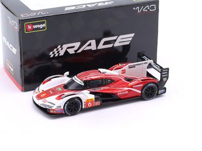 Bburago 18-60057 Modellauto - Porsche 963 PENSKE #6, '24 (Maßstab 1:43) Sammler