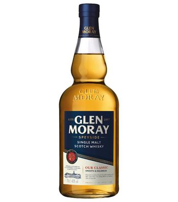 Glen Moray Classic Single Malt Whisky (40 % Vol., 0,7 Liter)